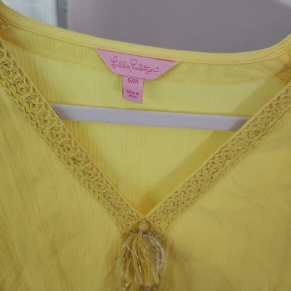 Lilly Pulitzer Cold Shoulder Julietta Caftan – Sweet Tarty – Size Small/Medium - Picture 8 of 9